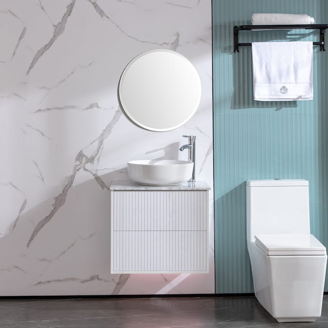 Servantskap Bathlife Förtjust Hvit