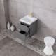 Tvättställsskåp Bathlife Eufori Small Grå