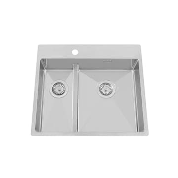 Kjøkkenvask Nordic Tech Radius 60 KB X Nikkel