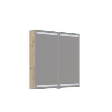 Spegelskåp Dansani Luna Level med Belysning och Ljusstyrning