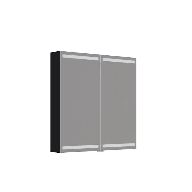 Spegelskåp Dansani Luna Level med Belysning och Ljusstyrning