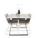 Spisegruppe Venture Home Estelle 140 med 4 Cornelia Stoler