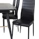 Spisegruppe Venture Home Gold med 6 Slim Stoler