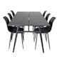 Spisegruppe Venture Home Salt med 6 Pop Stoler