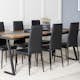 Spisegruppe Venture Home Jane med 6 Sly Stoler