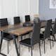 Spisegruppe Venture Home Jane med 6 Sly Stoler