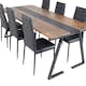 Spisegruppe Venture Home Jane med 6 Sly Stoler