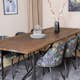 Spisegruppe Venture Home Peo med 6 Valentina Stoler