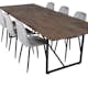 Spisegruppe Venture Home Peo med 6 Phoi Stoler