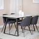 Spisegruppe Venture Home Estelle 140 med 4 Valentina Stoler Polyester