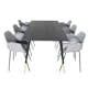 Spisegruppe Venture Home Dipp med 6 Comfort Stoler