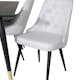Spisegruppe Venture Home Dipp med 6 Velvet Deluxe Stoler