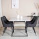 Spisegruppe Venture Home Estelle 140 med 4 Plake Stoler