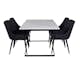 Spisegruppe Venture Home Estelle 140 med 4 Plake Stoler