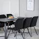 Spisegruppe Venture Home Madde med 6 Geneva Stoler