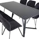 Spisegruppe Venture Home Madde med 6 Geneva Stoler