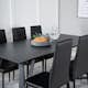Spisegruppe Venture Home Madde med 6 Sly Stoler