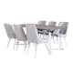 Spisegruppe Venture Home Madde med 6 Vera Stoler Polyester