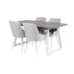 Spisegruppe Venture Home Ina med 4 Plake Stoler