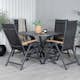 Spisegruppe Venture Home Ande med 4 Poda Spisestoler