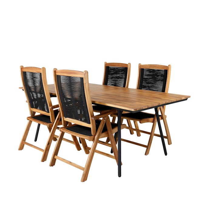 Spisegruppe Venture Home Chane med 4 Peder Spisestoler