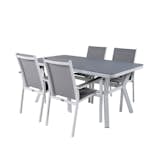 Spisegruppe Venture Home Vyn med 4 Parma Spisestoler