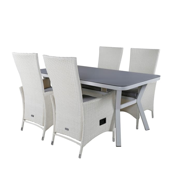 Spisegruppe Venture Home Vyn med 4 Pam Spisestoler