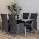 Spisegruppe Venture Home Vyn med 4 Pam Spisestoler