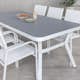 Spisegruppe Venture Home Virya 160x90 med 6 Santorini Stablestoler