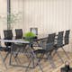 Spisegruppe Venture Home Douglas med 6 Aspen Spisestoler