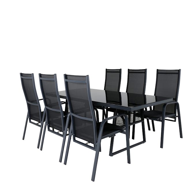 Spisegruppe Venture Home Douglas med 6 Copacabana Spisestoler