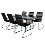 Spisegruppe Venture Home Douglas med 6 Berfin Spisestoler