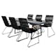 Spisegruppe Venture Home Douglas med 6 Berfin Spisestoler
