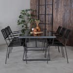 Spisegruppe Venture Home Douglas med 6 Leon Spisestoler