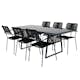 Spisegruppe Venture Home Douglas med 6 Leon Spisestoler