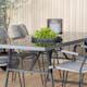 Spisegruppe Venture Home Douglas med 6 Leon Spisestoler
