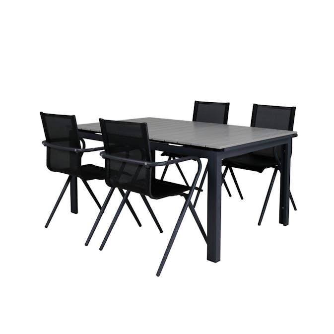 Spisegruppe Venture Home Lova med 4 Aspen Spisestoler