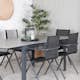 Spisegruppe Venture Home Lova 160 med 6 Aspen Spisestoler
