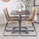 Spisegruppe Venture Home Denver med 4 Lindos Stoler