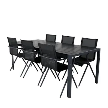 Spisegruppe Venture Home Break med 6 Alina Stoler