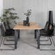 Spisegruppe Venture Home Perla 152 med 6 Leon Stablebare Spisestoler