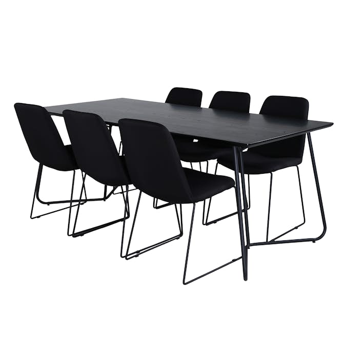 Spisegruppe Venture Home Annika med 6 Muscot Stoler