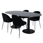 Spisegruppe Venture Home Oslo med 4 Wrigley Stoler