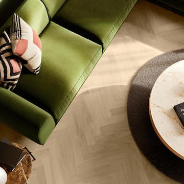 Tregulv BerryAlloc Parqwood Herringbone Silk Calm A+B