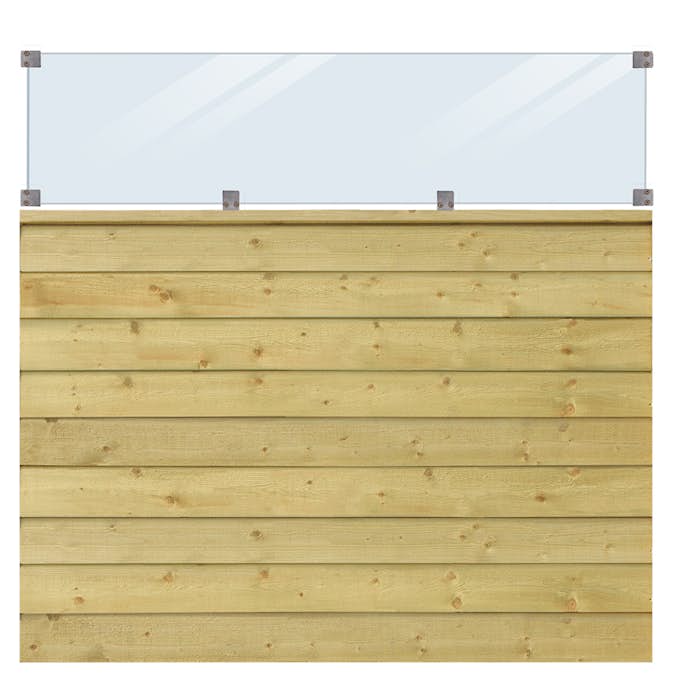 Levegg PLUS Klink med Glass 174x163