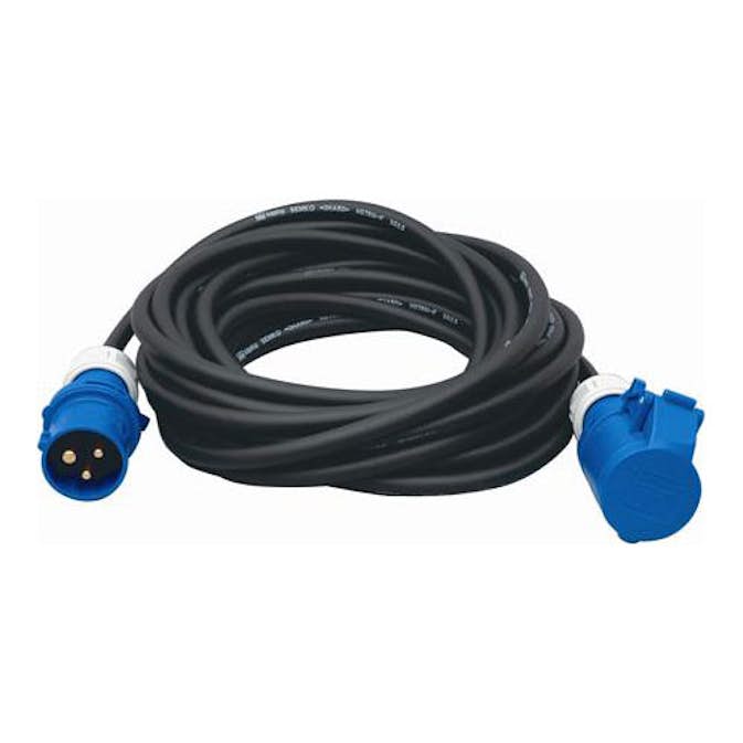 Skjøtekabel Byggström 1-Fas 16 A 3G2,5