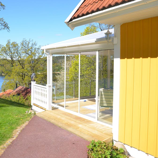 Skyvedører Landskap Stadig Forlenget Sommer 4-delt