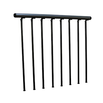 Rekkverk Byggera Euro Design/Paris Svart