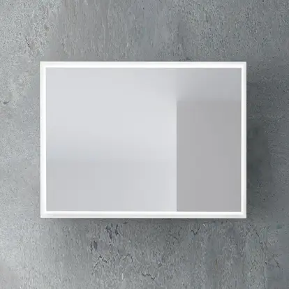 Spegel 4AQUA Luna Med Ram