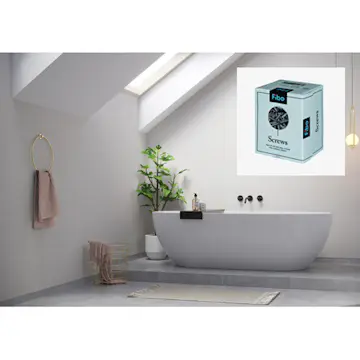 Baderomspanel Fibo 2090-LM6030 Light Grey med Monteringsskruer